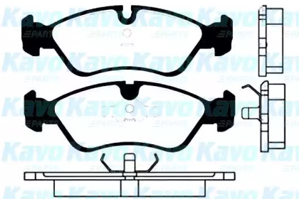 Комплект тормозных колодок (KAVO PARTS: BP-1001)