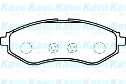 Комплект тормозных колодок (KAVO PARTS: BP-1008)