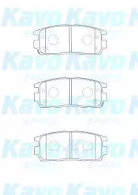 Комплект тормозных колодок (KAVO PARTS: BP-1013)