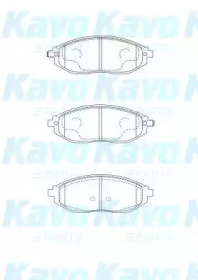 Комплект тормозных колодок (KAVO PARTS: BP-1016)