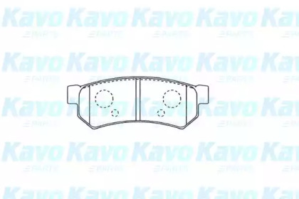 Комплект тормозных колодок (KAVO PARTS: BP-1019)