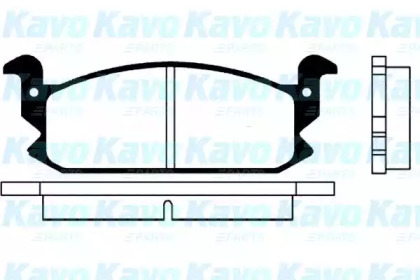 Комплект тормозных колодок (KAVO PARTS: BP-1500)