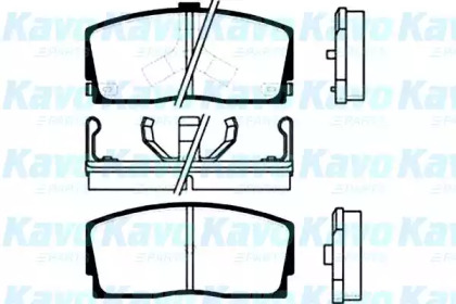 Комплект тормозных колодок (KAVO PARTS: BP-1503)