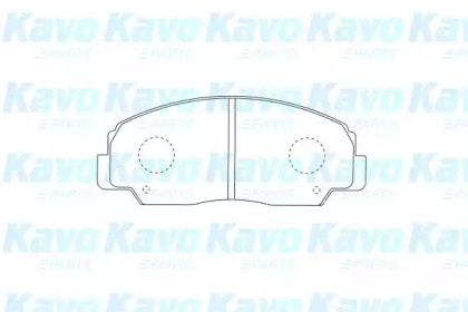 Комплект тормозных колодок (KAVO PARTS: BP-1505)