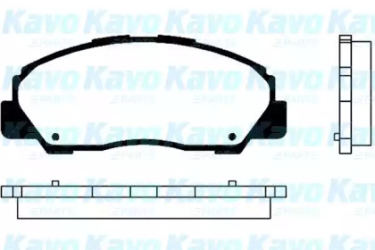 Комплект тормозных колодок (KAVO PARTS: BP-1506)