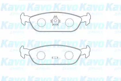 Комплект тормозных колодок (KAVO PARTS: BP-1511)