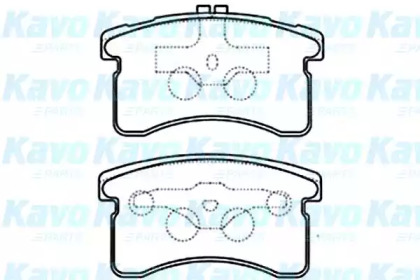 Комплект тормозных колодок (KAVO PARTS: BP-1516)