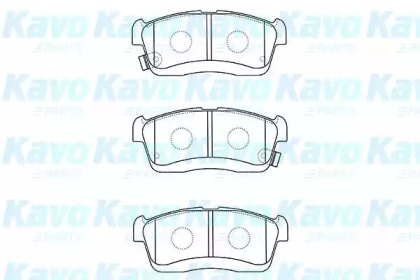 Комплект тормозных колодок (KAVO PARTS: BP-1518)