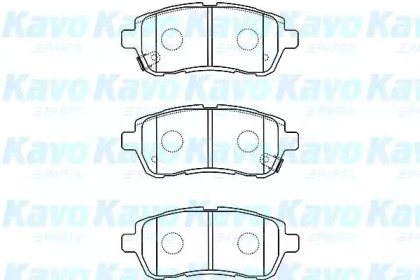 Комплект тормозных колодок (KAVO PARTS: BP-1519)