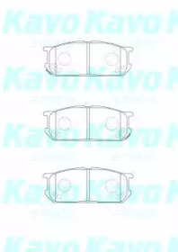 Комплект тормозных колодок (KAVO PARTS: BP-1520)