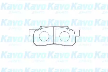 Комплект тормозных колодок (KAVO PARTS: BP-2005)