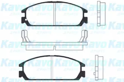 Комплект тормозных колодок (KAVO PARTS: BP-2008)