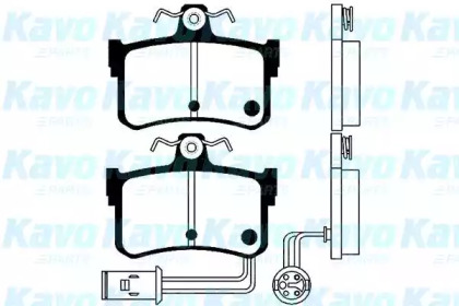 Комплект тормозных колодок (KAVO PARTS: BP-2027)