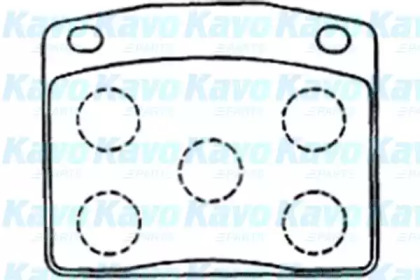 Комплект тормозных колодок (KAVO PARTS: BP-2048)