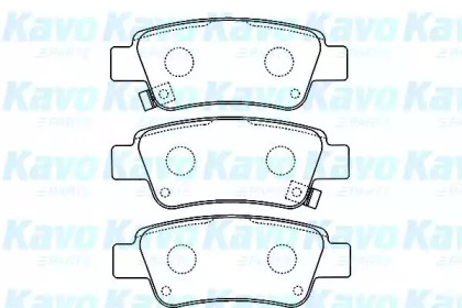 Комплект тормозных колодок (KAVO PARTS: BP-2055)