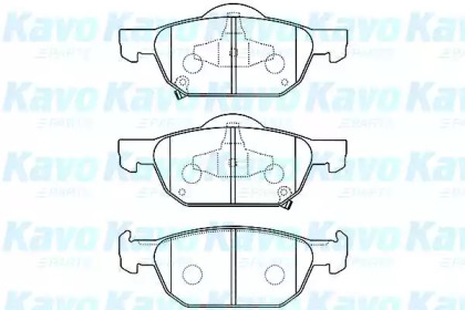 Комплект тормозных колодок (KAVO PARTS: BP-2056)