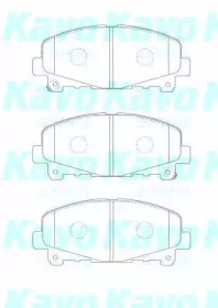 Комплект тормозных колодок (KAVO PARTS: BP-2060)