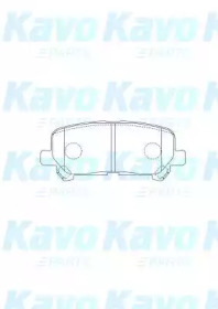 Комплект тормозных колодок (KAVO PARTS: BP-2063)