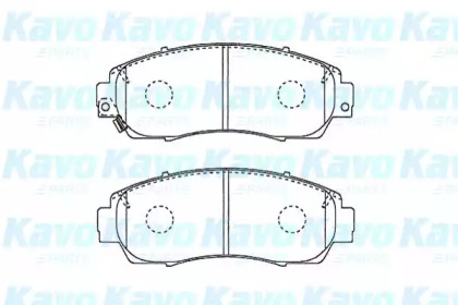 Комплект тормозных колодок (KAVO PARTS: BP-2068)