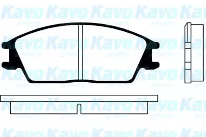 Комплект тормозных колодок (KAVO PARTS: BP-3001)