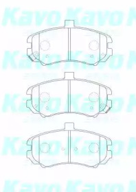 Комплект тормозных колодок (KAVO PARTS: BP-3037)