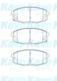 Комплект тормозных колодок (KAVO PARTS: BP-3043)