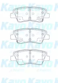 Комплект тормозных колодок (KAVO PARTS: BP-3048)