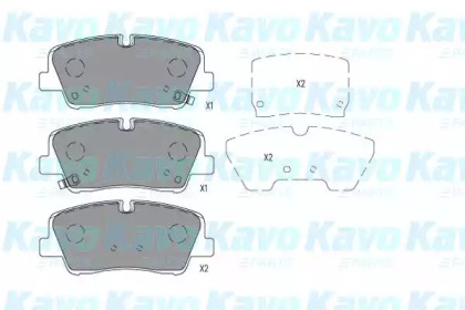 Комплект тормозных колодок (KAVO PARTS: BP-3058)