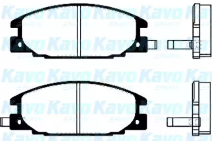 Комплект тормозных колодок (KAVO PARTS: BP-3500)