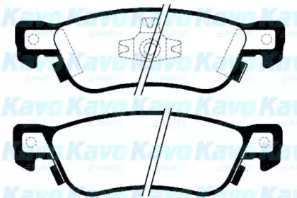 Комплект тормозных колодок (KAVO PARTS: BP-3502)