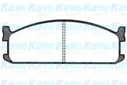 Комплект тормозных колодок (KAVO PARTS: BP-3504)