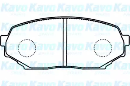 Комплект тормозных колодок (KAVO PARTS: BP-3510)