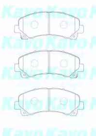 Комплект тормозных колодок (KAVO PARTS: BP-3517)