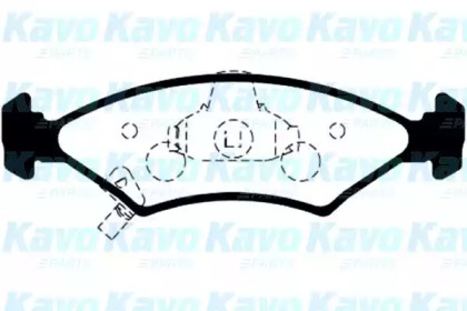 Комплект тормозных колодок (KAVO PARTS: BP-4006)