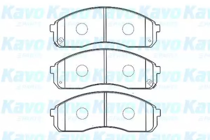 Комплект тормозных колодок (KAVO PARTS: BP-4008)