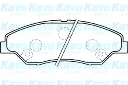 Комплект тормозных колодок (KAVO PARTS: BP-4009)