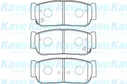 Комплект тормозных колодок (KAVO PARTS: BP-4019)