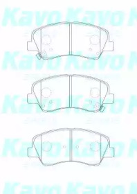 Комплект тормозных колодок (KAVO PARTS: BP-4026)