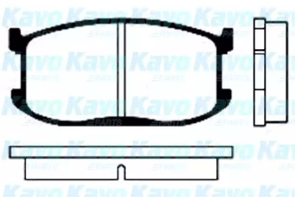 Комплект тормозных колодок (KAVO PARTS: BP-4502)