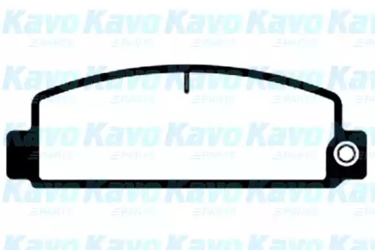 Комплект тормозных колодок (KAVO PARTS: BP-4504)