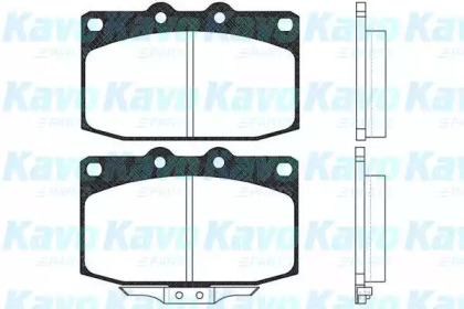 Комплект тормозных колодок (KAVO PARTS: BP-4509)