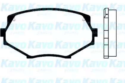 Комплект тормозных колодок (KAVO PARTS: BP-4521)