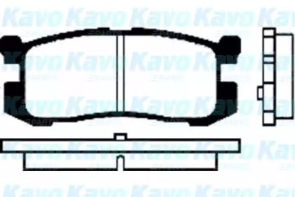 Комплект тормозных колодок (KAVO PARTS: BP-4538)