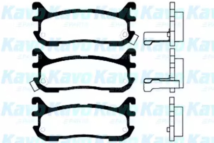 Комплект тормозных колодок (KAVO PARTS: BP-4541)