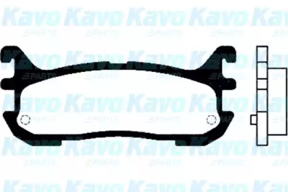 Комплект тормозных колодок (KAVO PARTS: BP-4542)