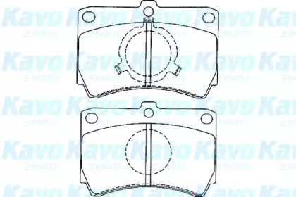 Комплект тормозных колодок (KAVO PARTS: BP-4549)