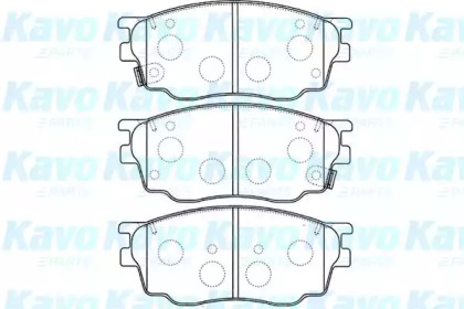 Комплект тормозных колодок (KAVO PARTS: BP-4550)