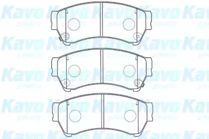 Комплект тормозных колодок (KAVO PARTS: BP-4572)