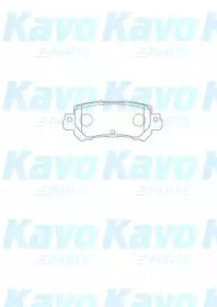 Комплект тормозных колодок (KAVO PARTS: BP-4580)