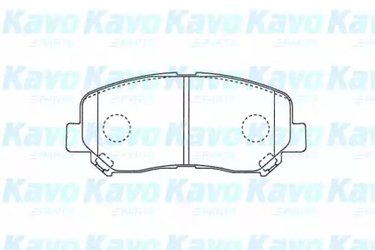 Комплект тормозных колодок (KAVO PARTS: BP-4582)